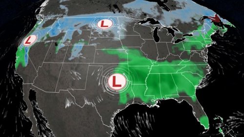 Multiple storm systems make for messy holiday weekend