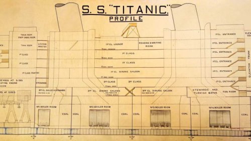 Huge Titanic plan used in 1912 inquiry into ship’s sinking sells for $243,000