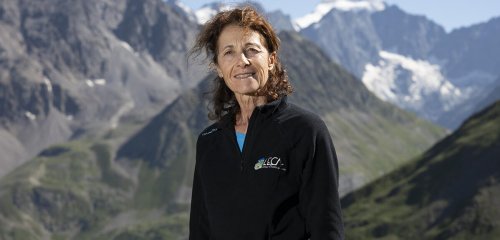 Sandra Lavorel, an ecologist at the peak