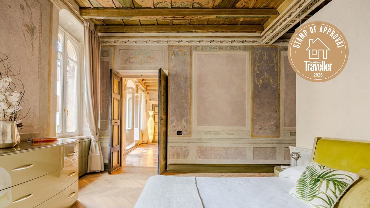 My favourite Airbnb: a 15th-century apartment in Verona with frescoes and coffered ceilings