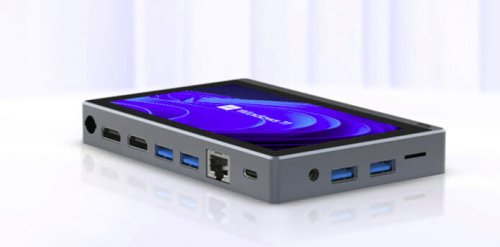 GOLE1 Pro mini PC comes with 5.5-inch touch screen display, Gemini Lake processor (Crowdfunding)