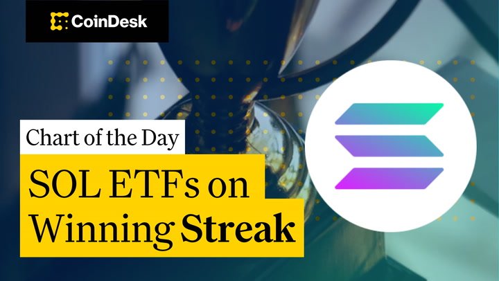 Solana ETFs Boast Inflow Streak