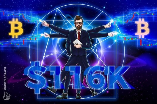 Bitcoin traders have these BTC price levels in mind at $116K