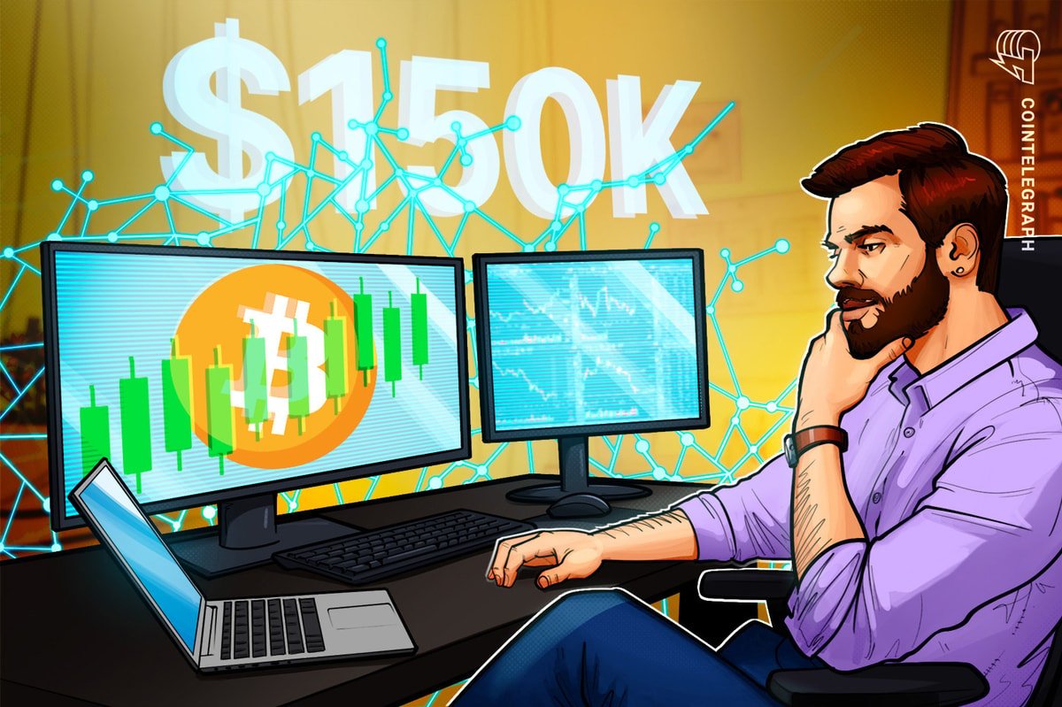 Bitcoin price $150K target comes as analyst sees weeks to all-time highs