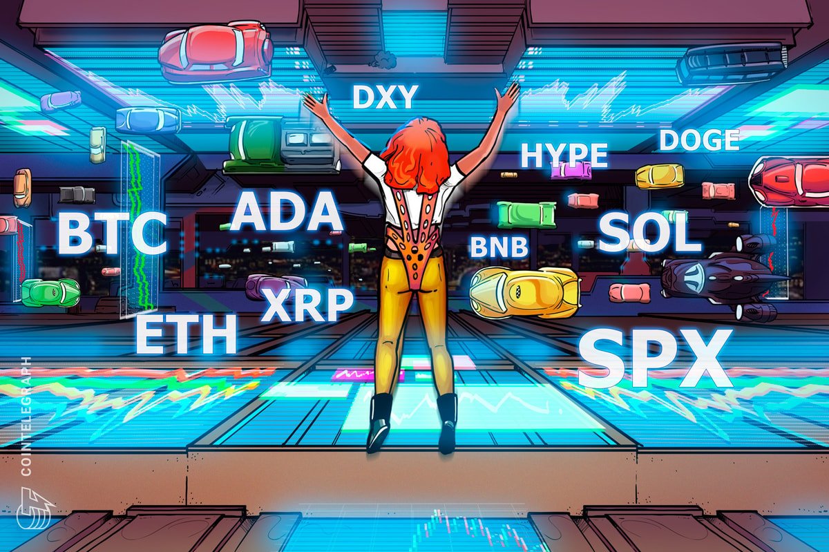 Price predictions 10/6: SPX, DXY, BTC, ETH, XRP, BNB, SOL, DOGE, ADA, HYPE