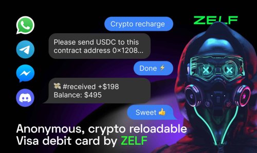 Les cartes crypto anonymes par ZELF