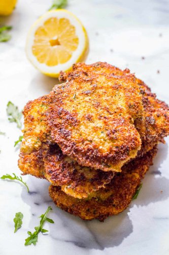Crispy Italian Breaded Chicken Cutlets