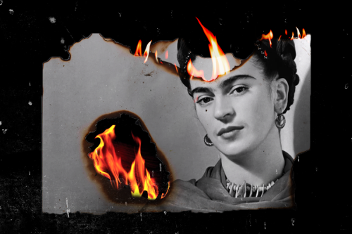 Frida Kahlo's painting burnt and 'transitioned into the Metaverse' | Collater.al