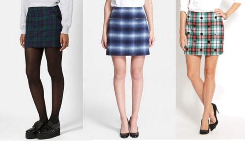 Class to Night Out: Plaid Skirt