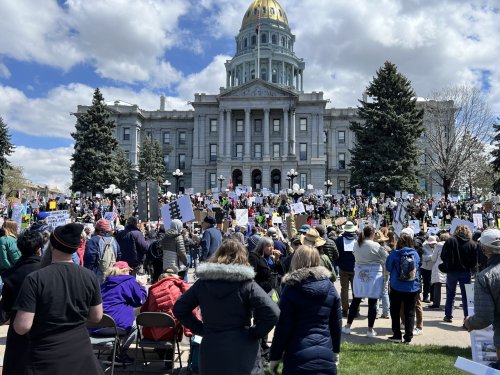 Thousands gather in Denver to protest against Trump administration policies • Colorado Newsline
