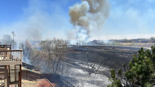 8 homes burn in Colorado Springs as high winds fan grass fires