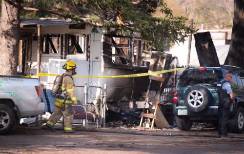 Woman killed in Colorado Springs fire at two mobile home parks on Thursday