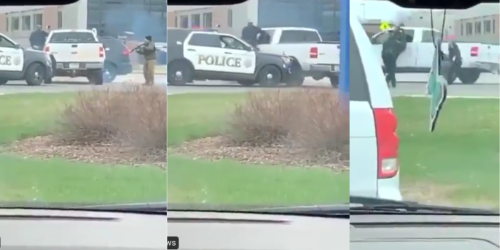 White Minnesota Man Flees Scene With Cop Hanging From His Truck Window—And Isn't Tased Or Shot