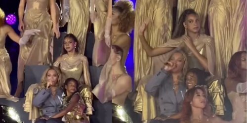 Blue Ivy's Earring Got Stuck In Beyoncé's Hair During Concert—But She Handled Like A Pro