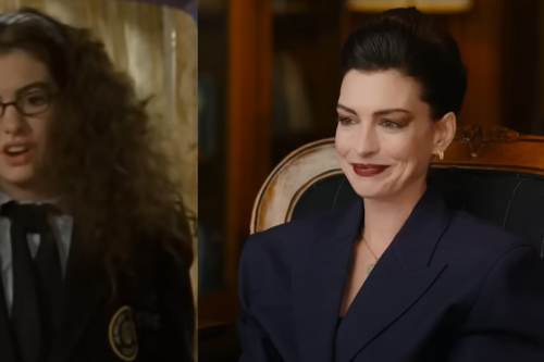 Anne Hathaway Tears Up Watching 'Princess Diaries' For The First Time In 20 Years In Sweet Video