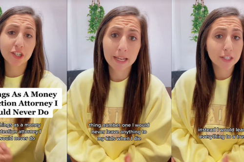 Lawyer Explains Why You Should 'Never Leave Anything' To Your Kids In Your Will In Eye-Opening TikTok