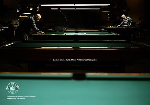 Seybert’s Billiard Supply ad campaign