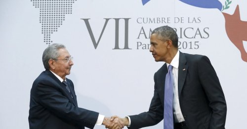 For Biden's Summit of the Americas, Obama's Handshake With Raúl Castro Shows the Way