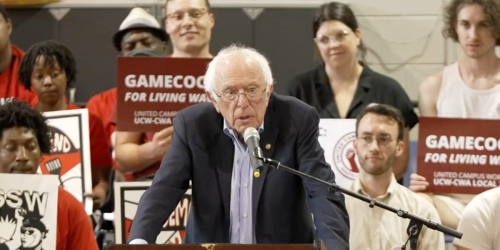 When 3 Men Richer Than 165 Million People, Sanders Says Working Class Must 'Come Together'