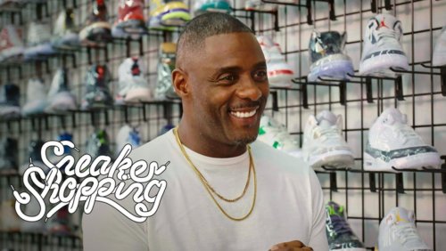 Idris Elba Goes Sneaker Shopping With Complex