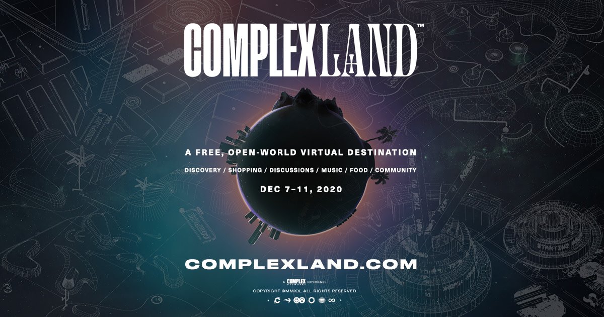 Complex’s New Virtual Experience ComplexLand to Launch in December
