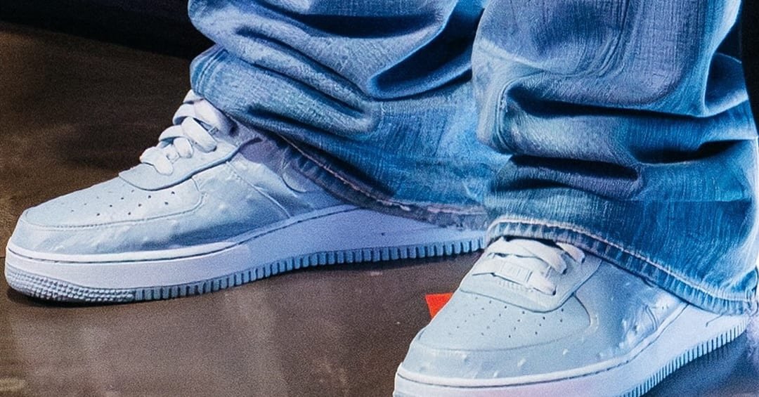 Travis Scott's Nike Air Force 1 'Ice Blue' Is Releasing This Fall