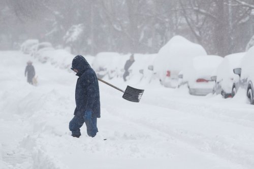 Ontario’s Snowstorm Was So Bad Today That People Were Shoveling Highway 401