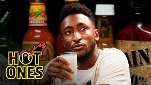 Marques Brownlee Short Circuits While Eating Spicy Wings | Hot Ones
