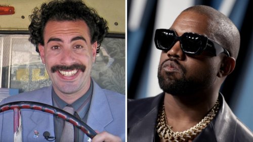 Sacha Baron Cohen's Borat roasts Kanye West as "too antisemitic even for us"