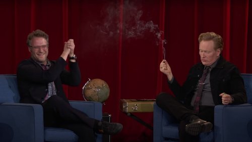 Conan O'Brien Tokes with Seth Rogen During Final Week of Conan: Watch