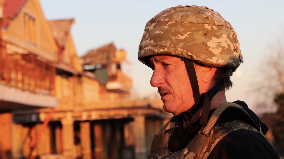 Sean Penn is in Ukraine filming a documentary on the Russian invasion