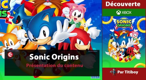 [VIDEO TEST] Sonic Origins sur XBOX, PS5, SWITCH et PC !