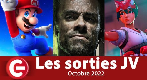 SORTIES JEUX VIDÉO - OCTOBRE 2022 sur PS5, XBOX SERIES X / ONE, PS4, SWITCH et PC