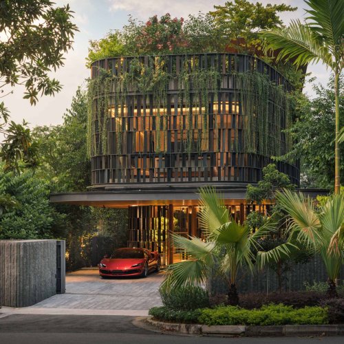 A Lot Of Plants Have Been Integrated Into The Design Of This Home In Singapore