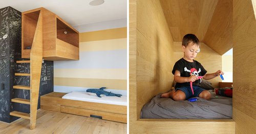 This Kids Bedroom Has A 'Nest' For Them To Play In