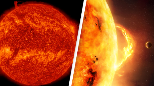Scientists have discoved a huge chunk of the sun has broken off