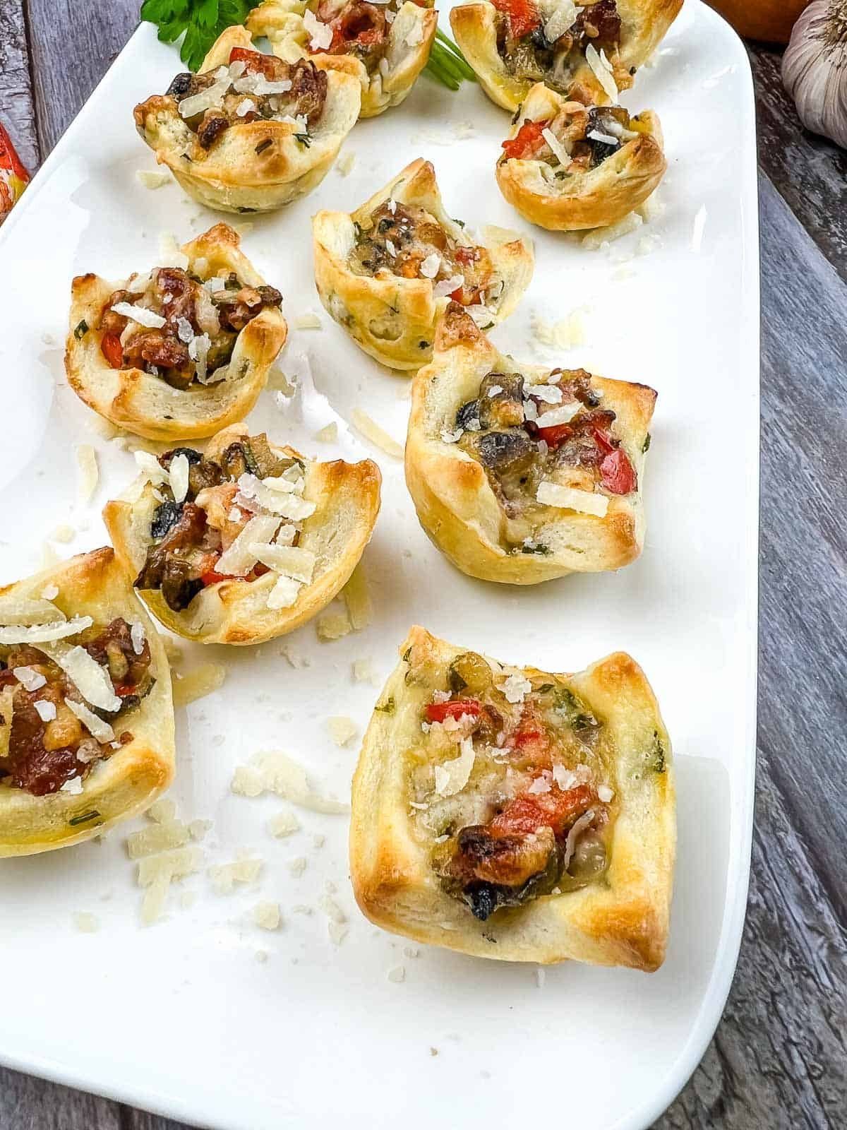 Bacon and Mushroom Tartlets - Cook What You Love