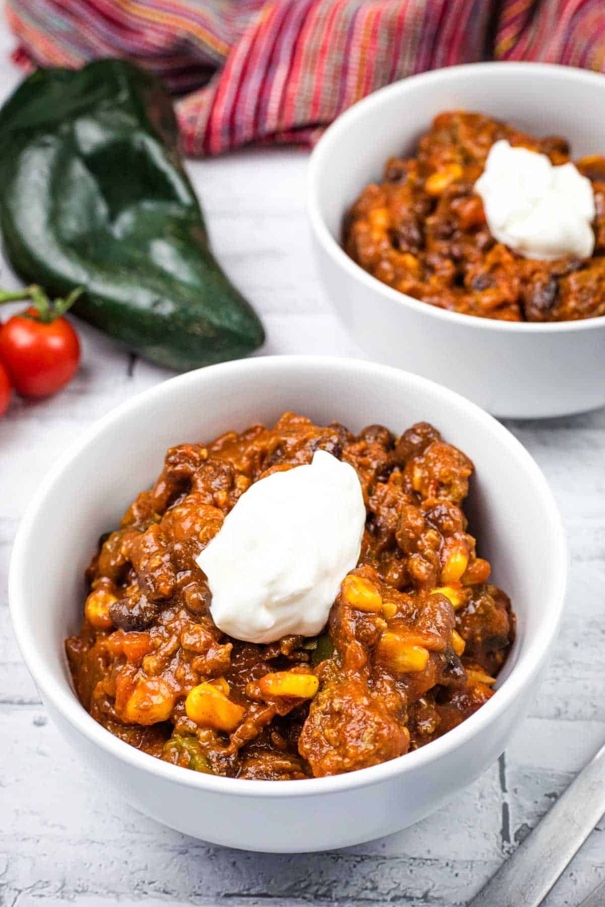 Slow Cooker Southwestern Chili - Cook What You Love