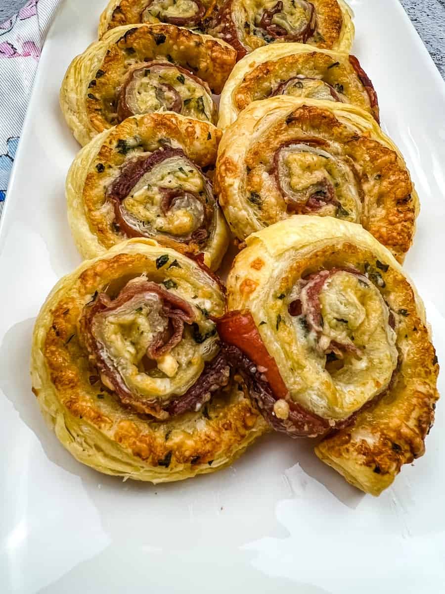 Prosciutto & Parmesan Puff Pastry Pinwheels - Cook What You Love