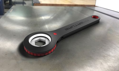 The Aperture Universal Wrench Is Inspired by a Camera Lens