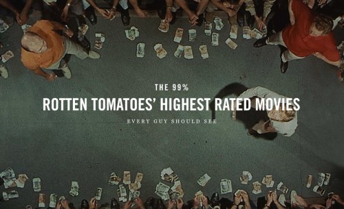 The 99% : Rotten Tomatoes’ Highest Rated Movies Every Guy Should See