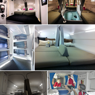 The Part of the Plane You Never Get to See: What Do Cabin Crews' Chillaxation Spots Look Like? - Core77