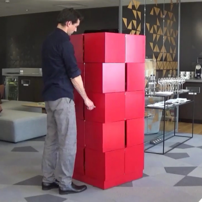 The Transforming Cubrick Cabinet Comes from "Chaos Technique" - Core77