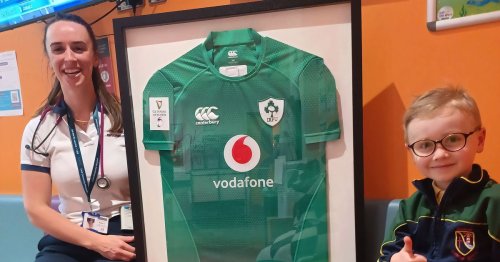 Rugby legend Peter O'Mahony donates 6 Nations jersey to Cork Hospital for big draw