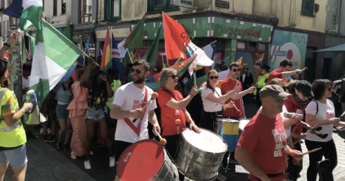Watch as Africa gets Cork city buzzing with flag parade full of energy and flair