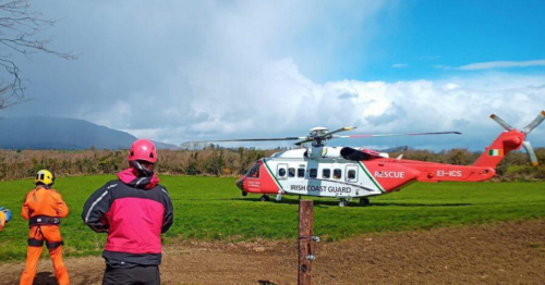 Waterford coastguard chopper emergency evacs boy savaged by pitbull dog