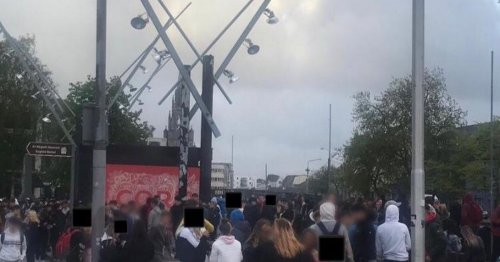 Gardai clear hundreds of youths from city spot as session ‘like a war zone’