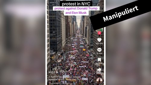Anti-Trump-Proteste: KI-Video mit falschen Angaben geht auf Tiktok viral