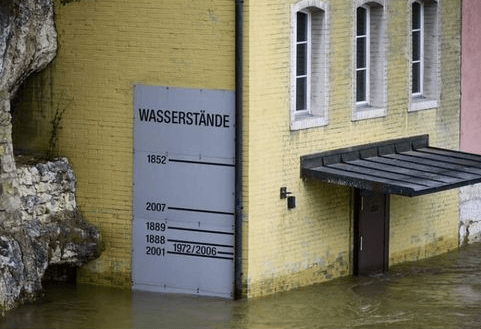 Hochwasser: Was ein Foto von Wasserständen aus der Schweiz mit dem Klimawandel zu tun hat