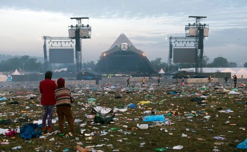 Kein aktuelles Foto nach Greta Thunbergs Auftritt: Bild von Müll beim Glastonbury-Festival ist von 2015